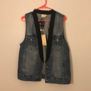 NWT Jean Vest